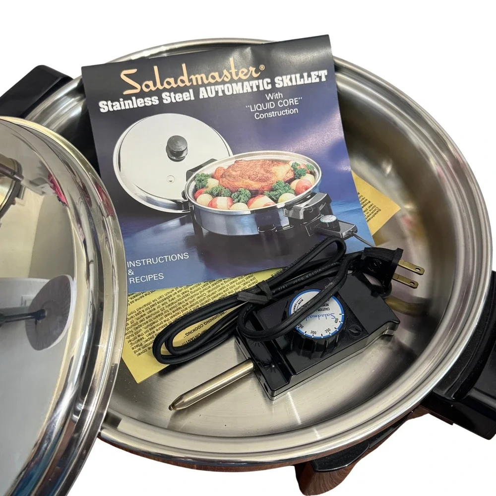 NEW Saladmaster Automatic Skillet Liquid Core Stainless Steel Professional Grade - Picture 2 of 10